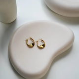  Aria earrings on a white plate